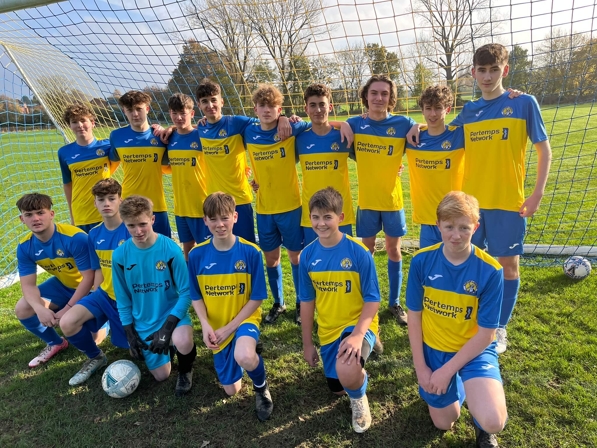 Norton Lindsey Under-16s in new kit